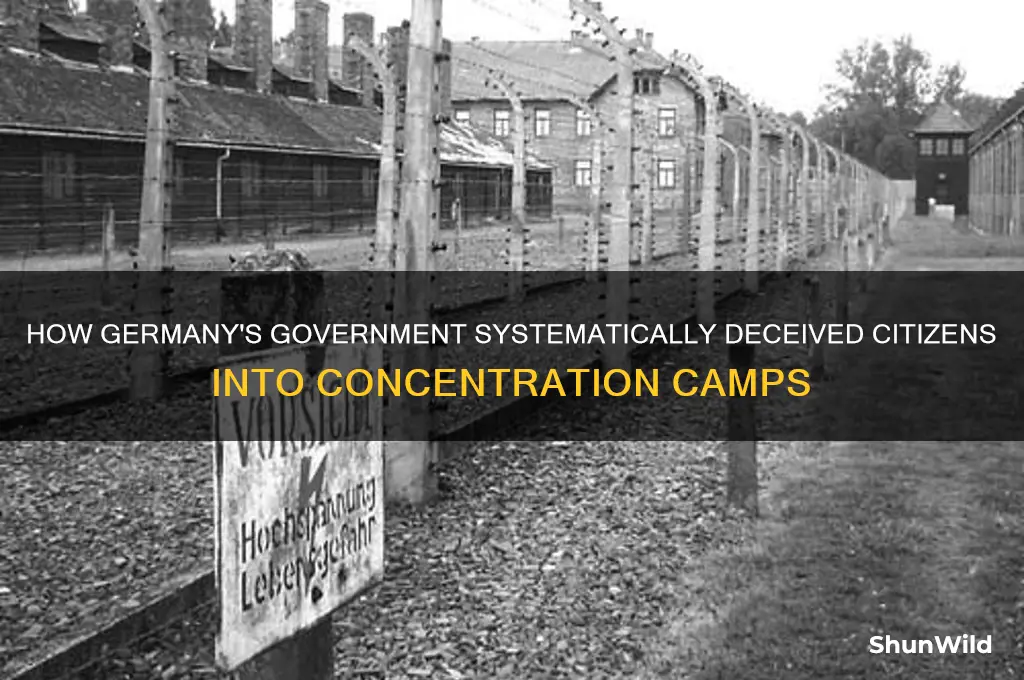 how did the german government district citizens from concentration camps