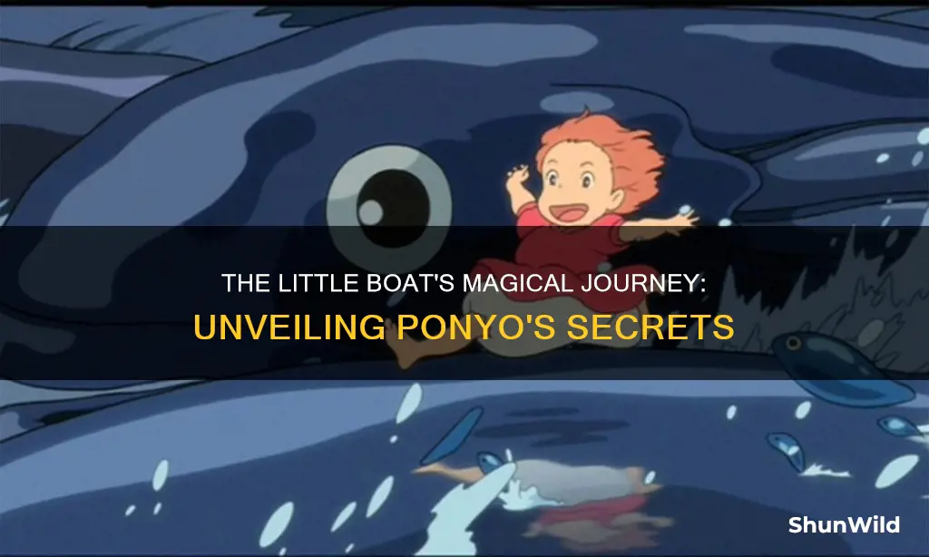 how did the little boat work in ponyo