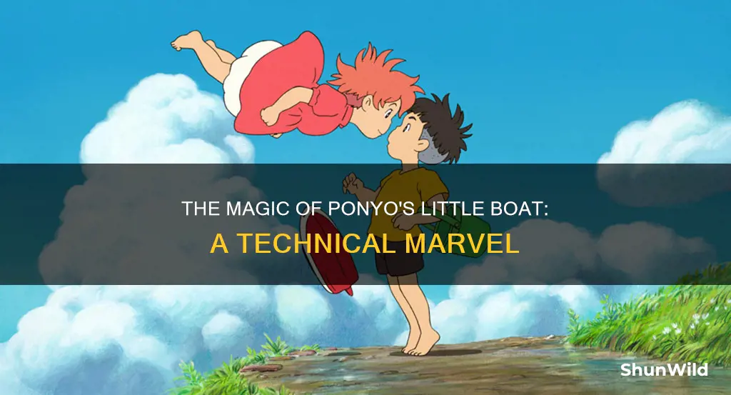 how did the little boat work in ponyo