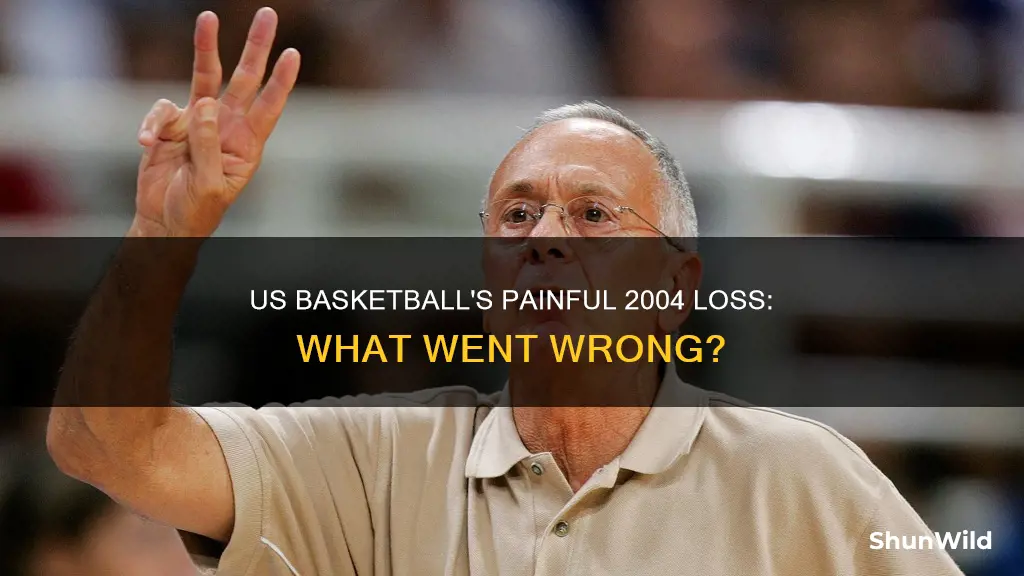 how did us lose 2004 basketball