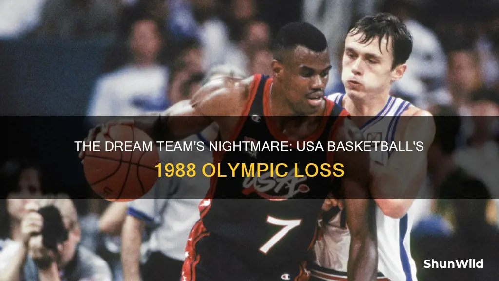 how did usa lose 1988 olympic basketball