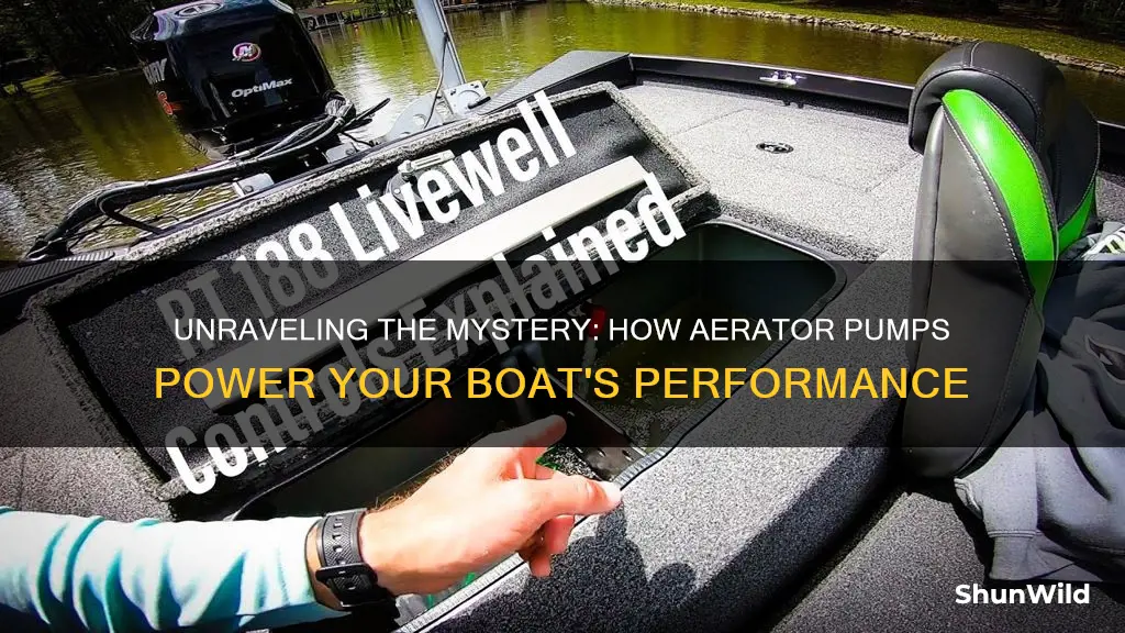 how do aerator pump work on a boat