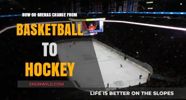 The Magic of Transforming Arenas for Basketball and Hockey Games