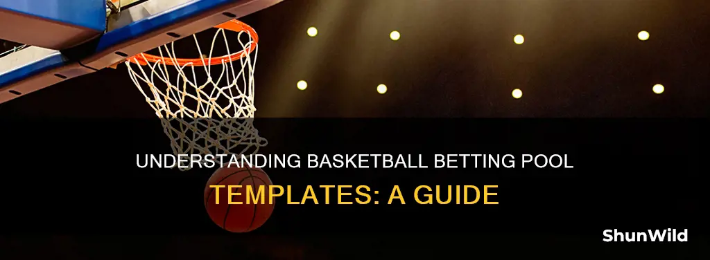 how do basketball betting pool template work
