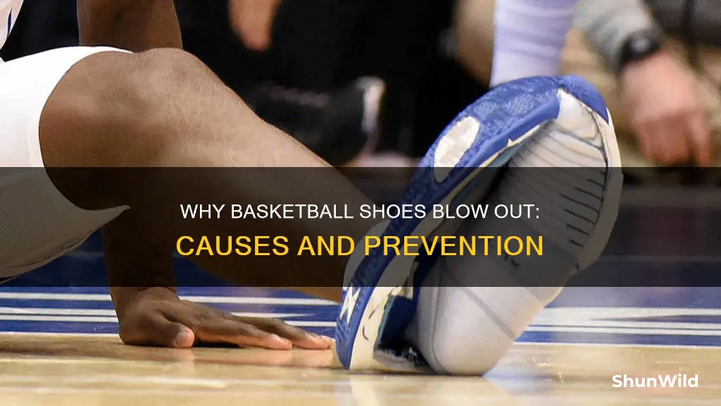 how do basketball shoes blowout