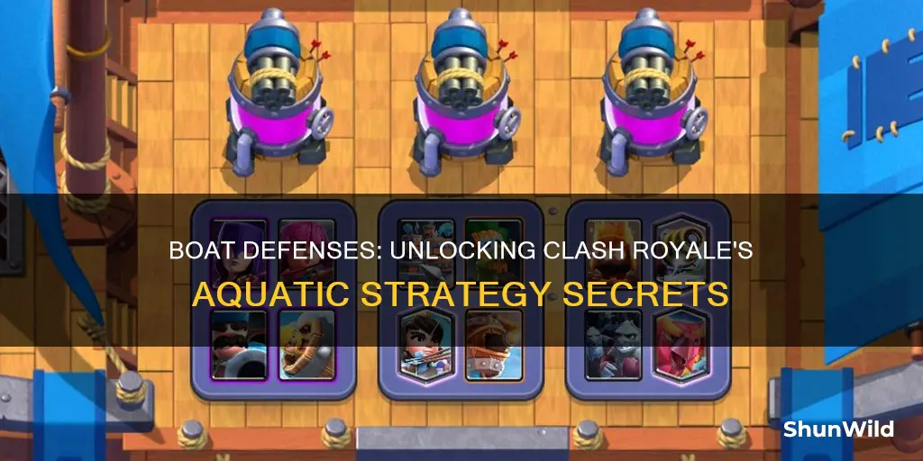 how do boat defenses work clash royale