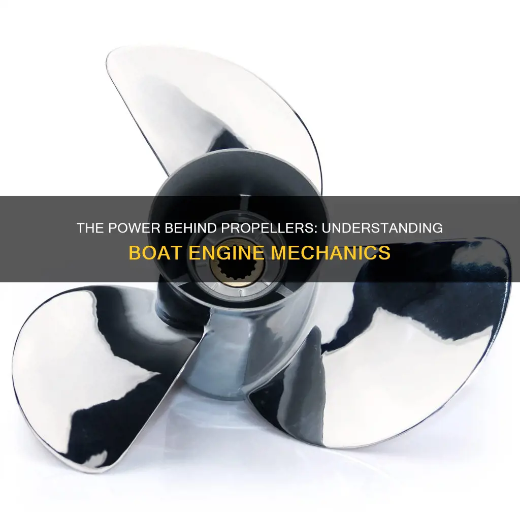 how do boat engines power the propellors