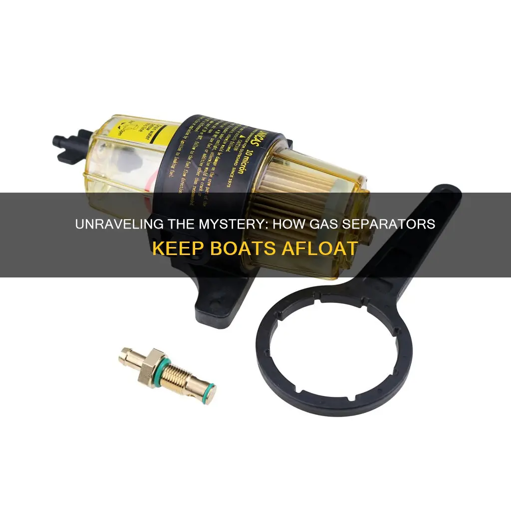 how do boat gas separators work