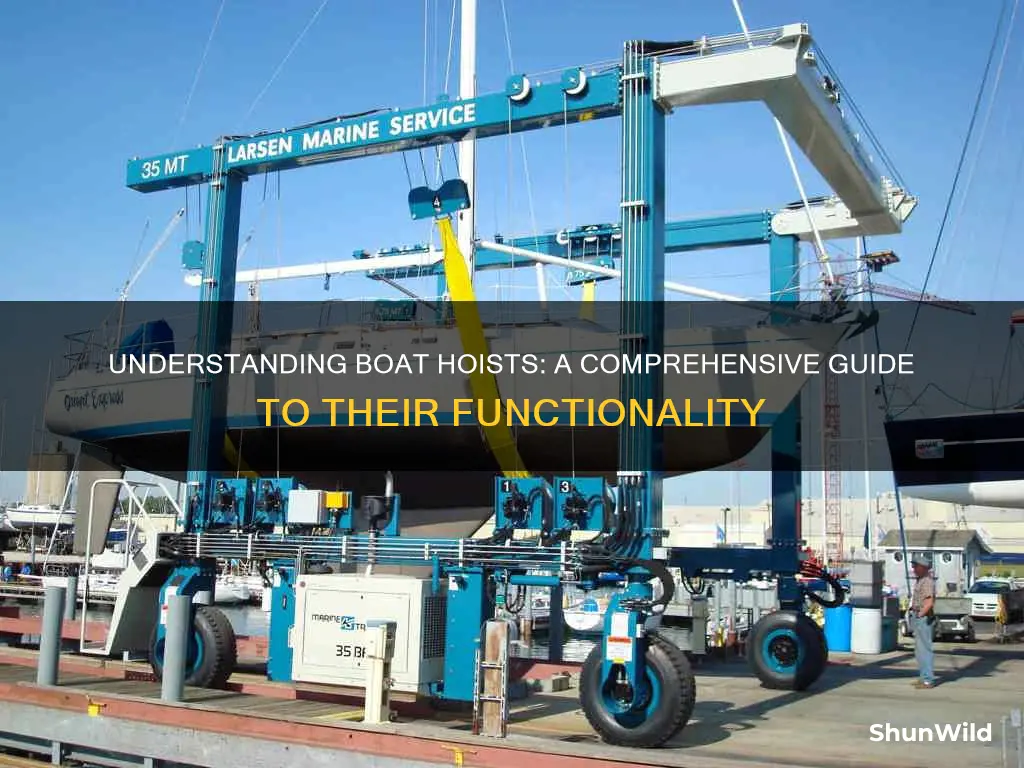 how do boat hoists work