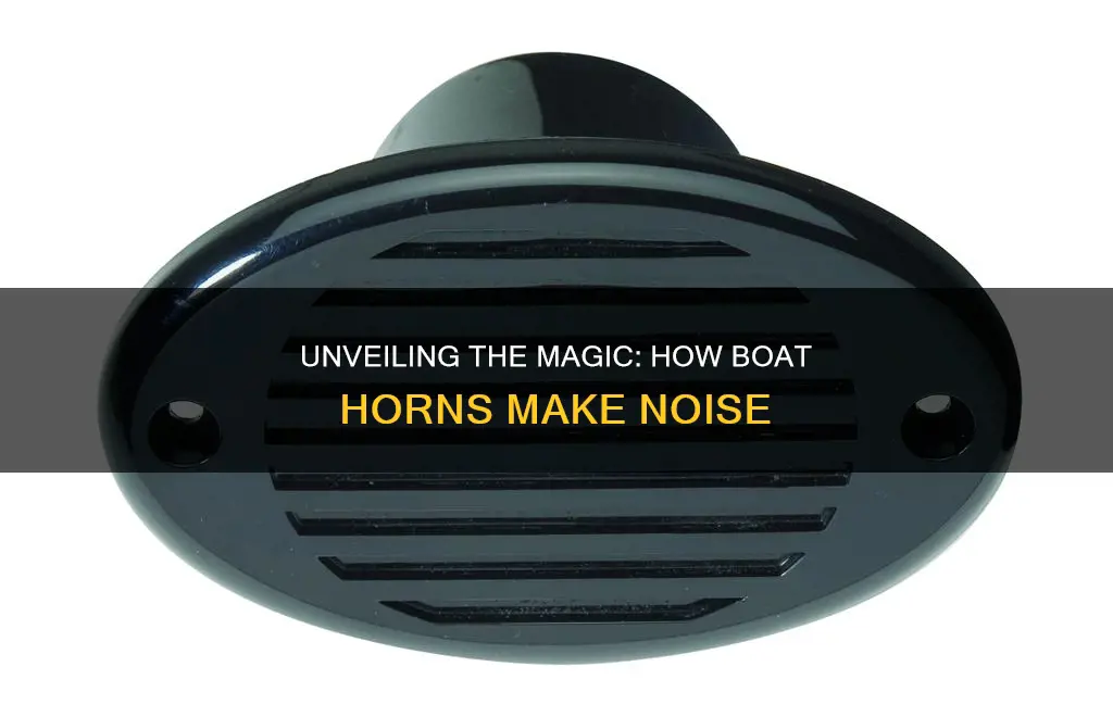 how do boat horns work