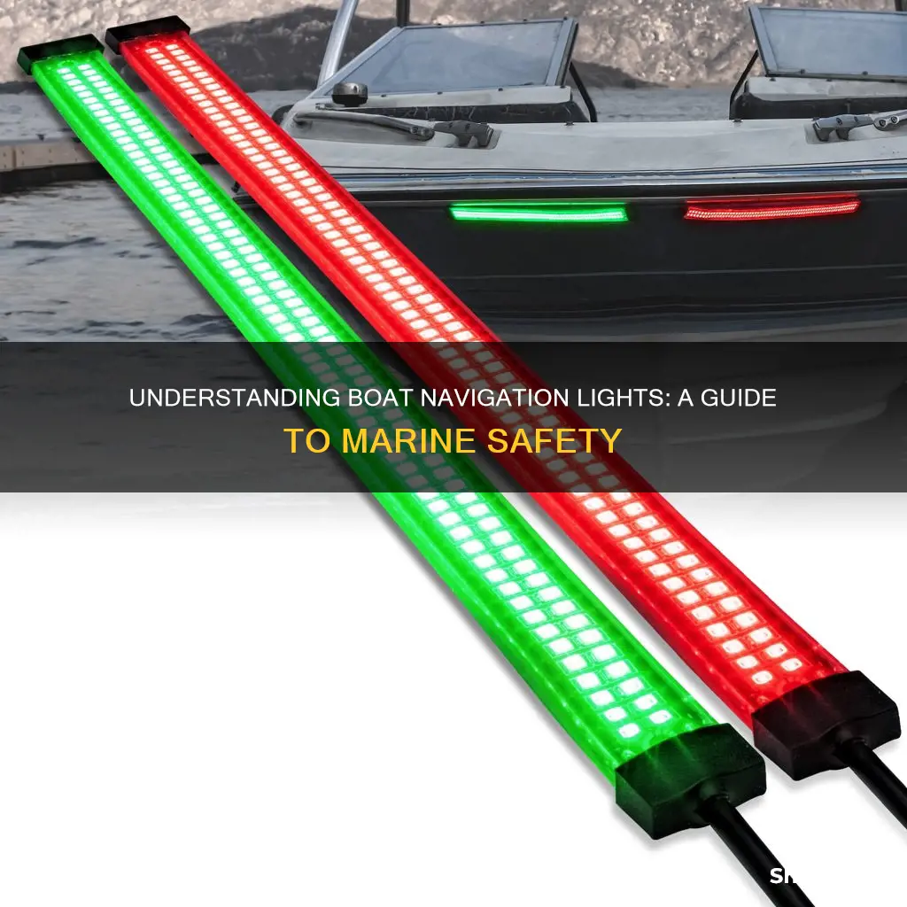 how do boat navigation lights work