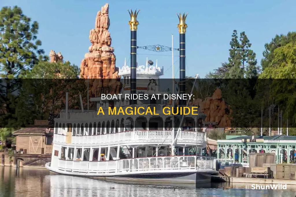 how do boat rides at disney work