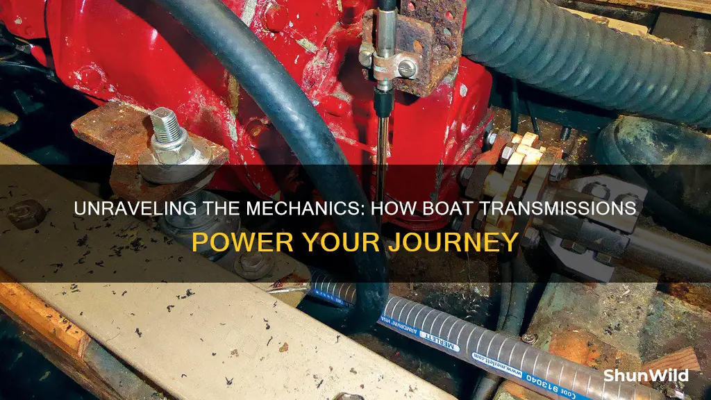 how do boat transmissions work