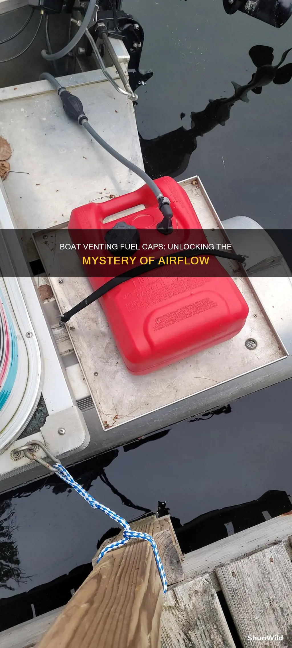 how do boat vented fuel caps work