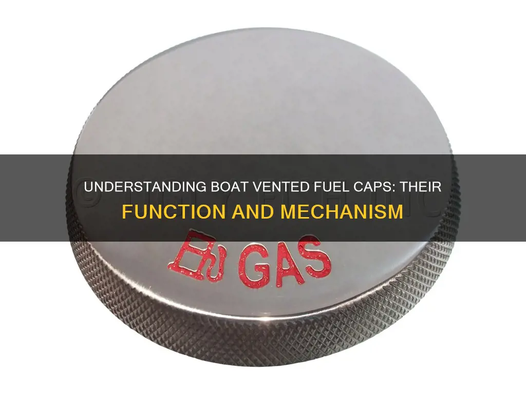 how do boat vented fuel caps work