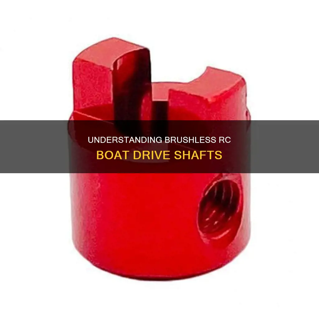 how do brushless electric rc boat drive shafts work