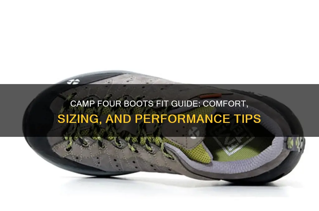 how do camp four boots fit