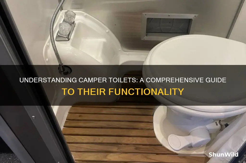 how do camper toilets work