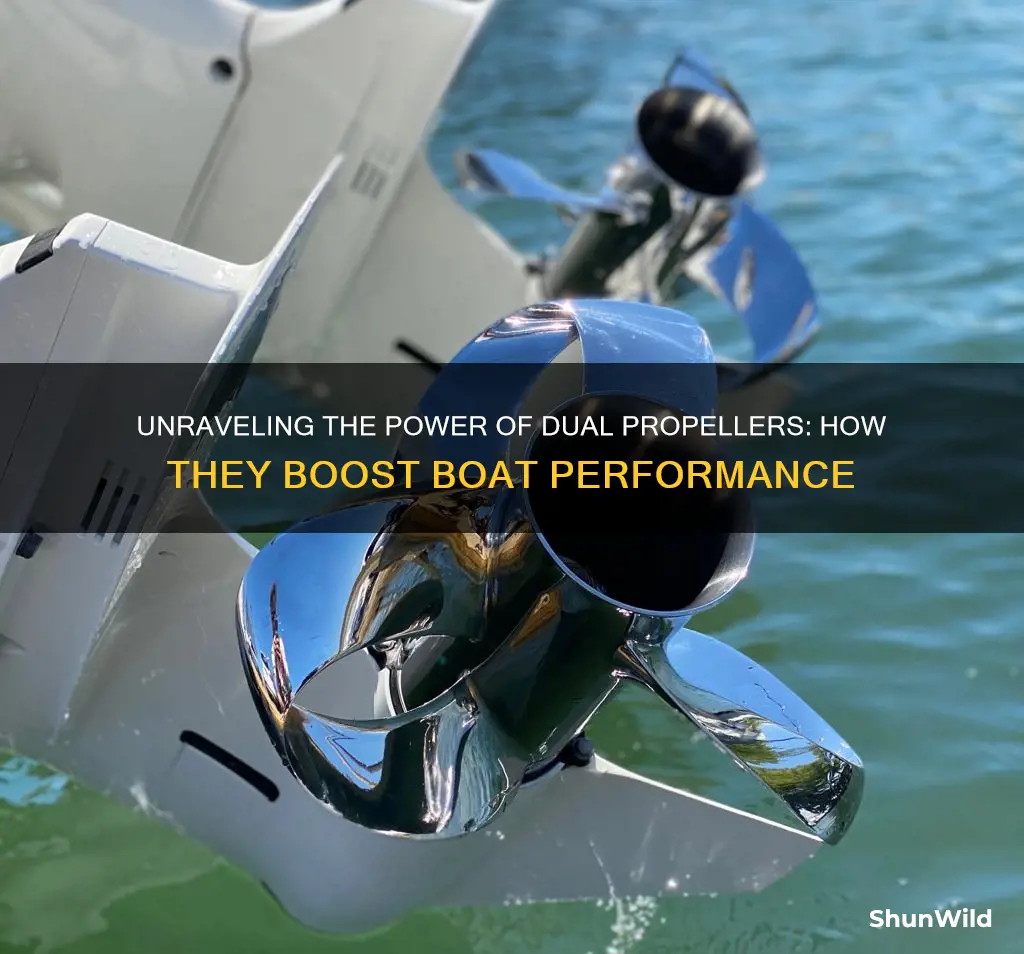 how do dual boat propellers work