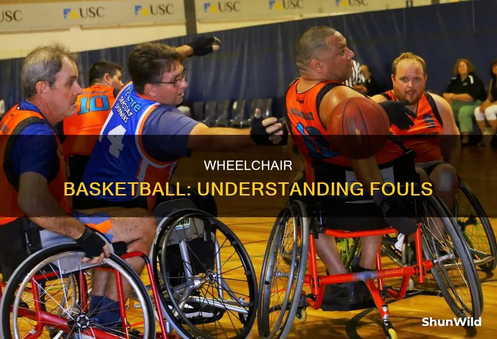how do fouls work in wheelchair basketball