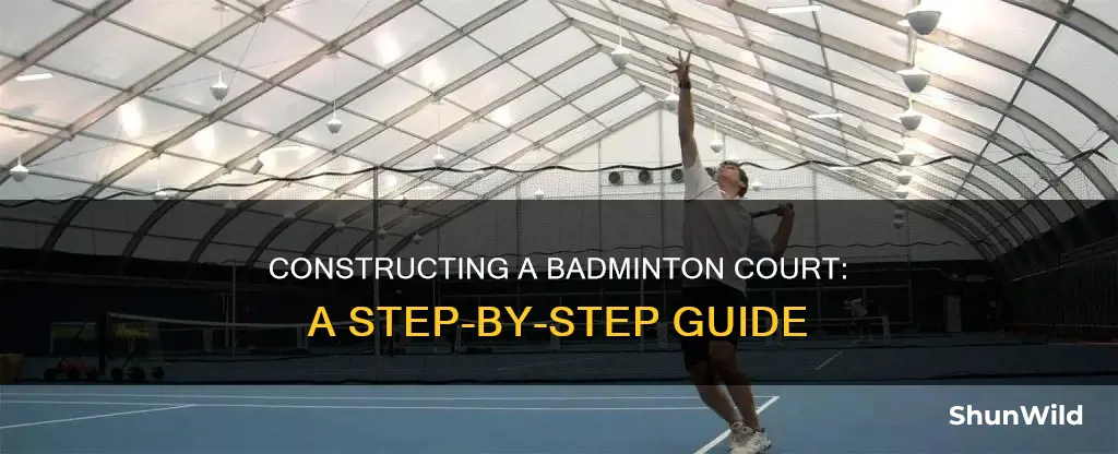 how do i build a badminton court