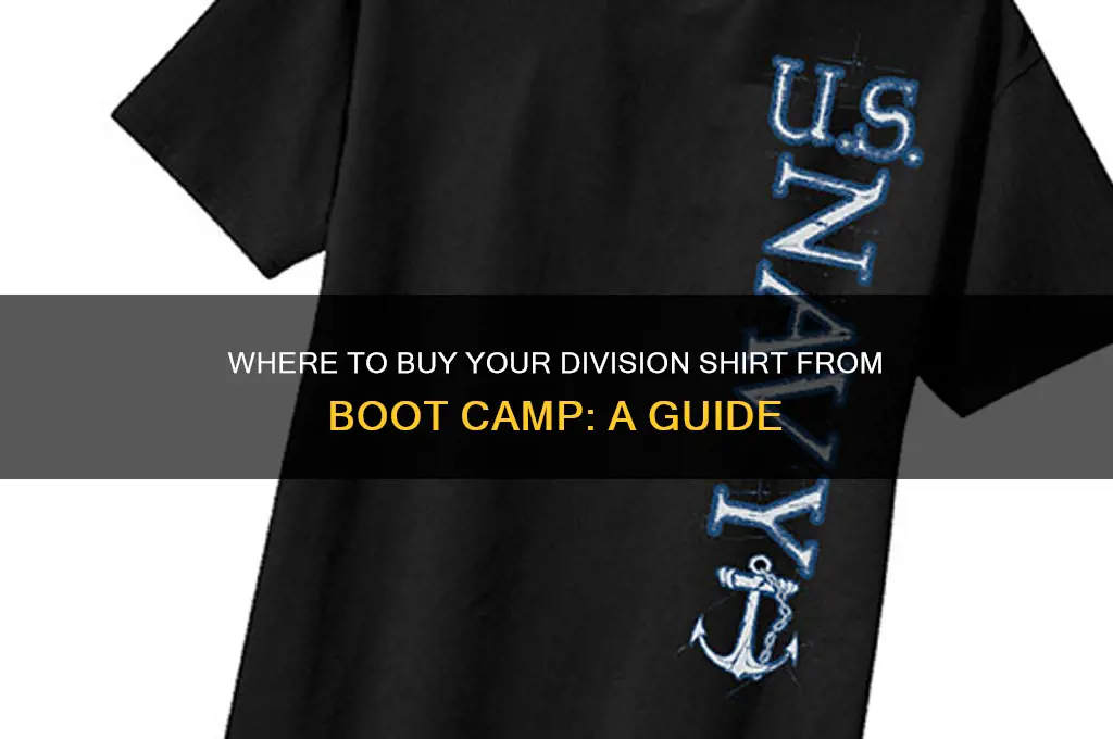 how do i buy another division shirt from boot camp