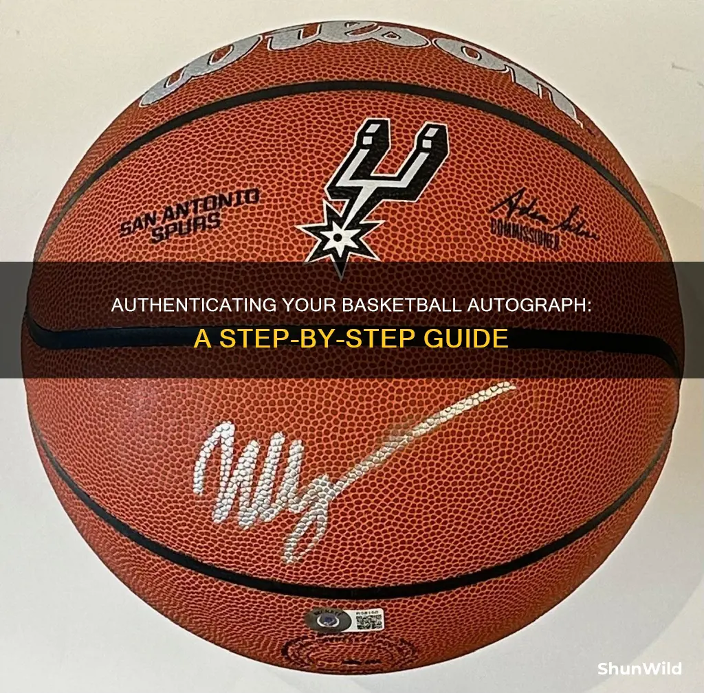 how do i check my basketball autographed