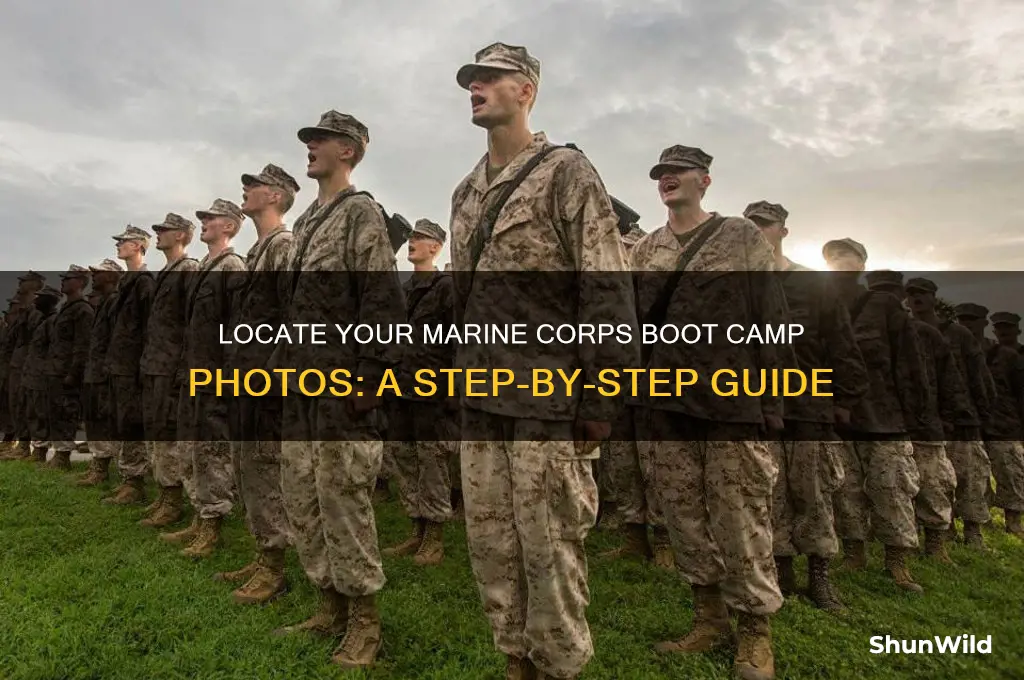 how do i find my marine corps boot camp photos