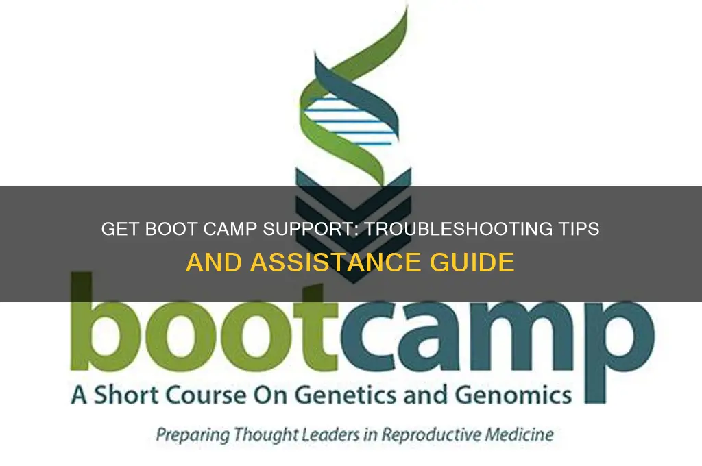 how do i get support for boot camp