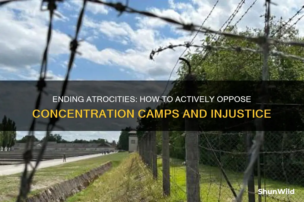 how do i help stop concentration camp