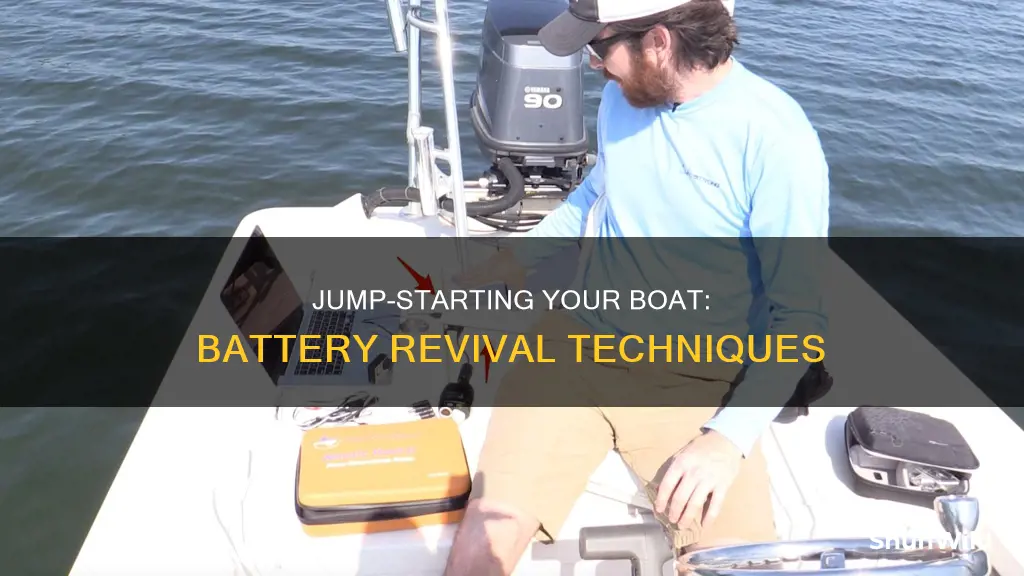 how do I jump start my boat battery