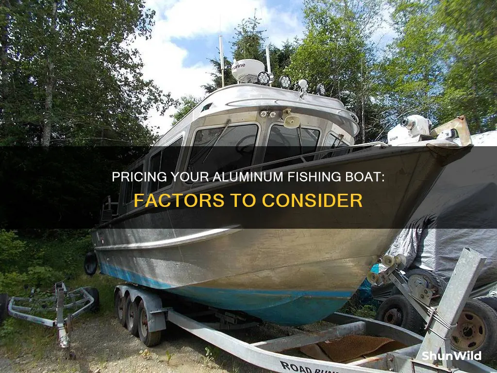 how do I properly price my aluminum fishing boat