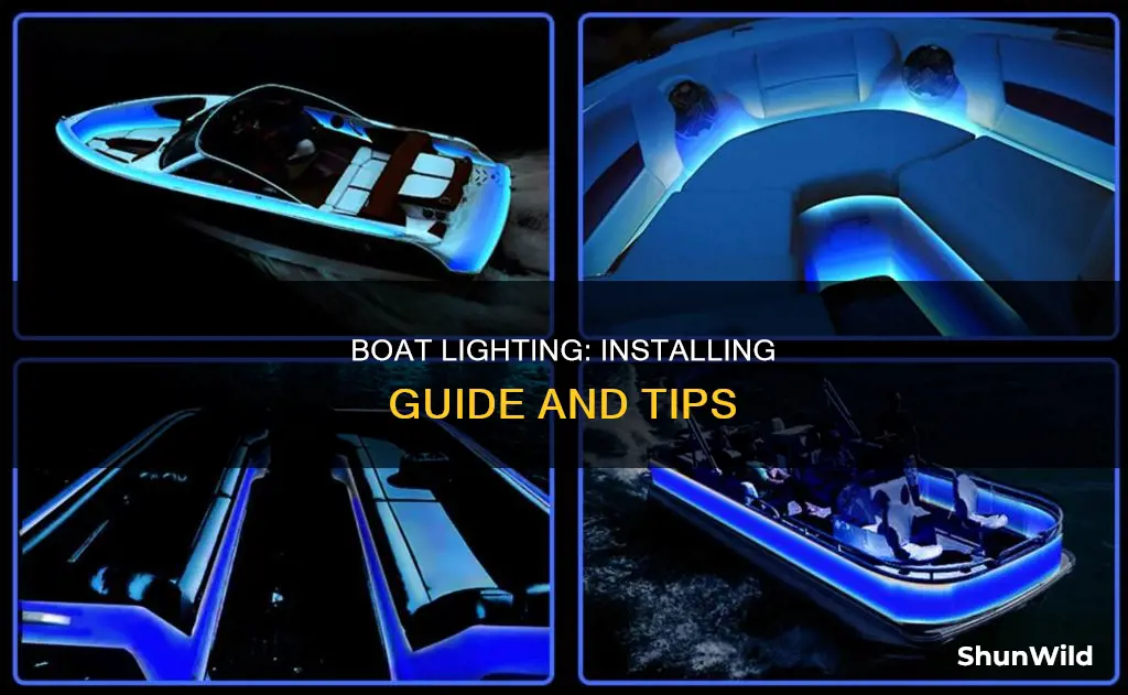 how do I put my boat lights on