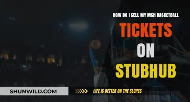 Selling Your MSH Basketball Tickets on StubHub: A Guide