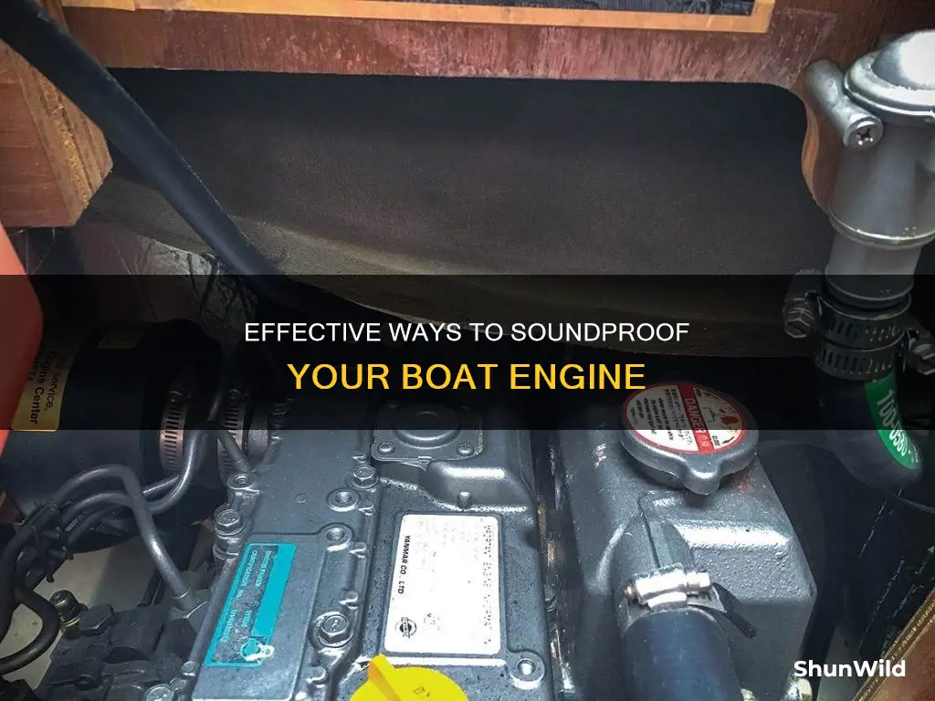 how do I soundproof my boat engine