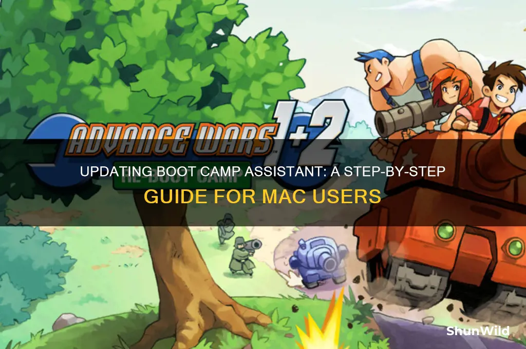 how do i update boot camp assistant