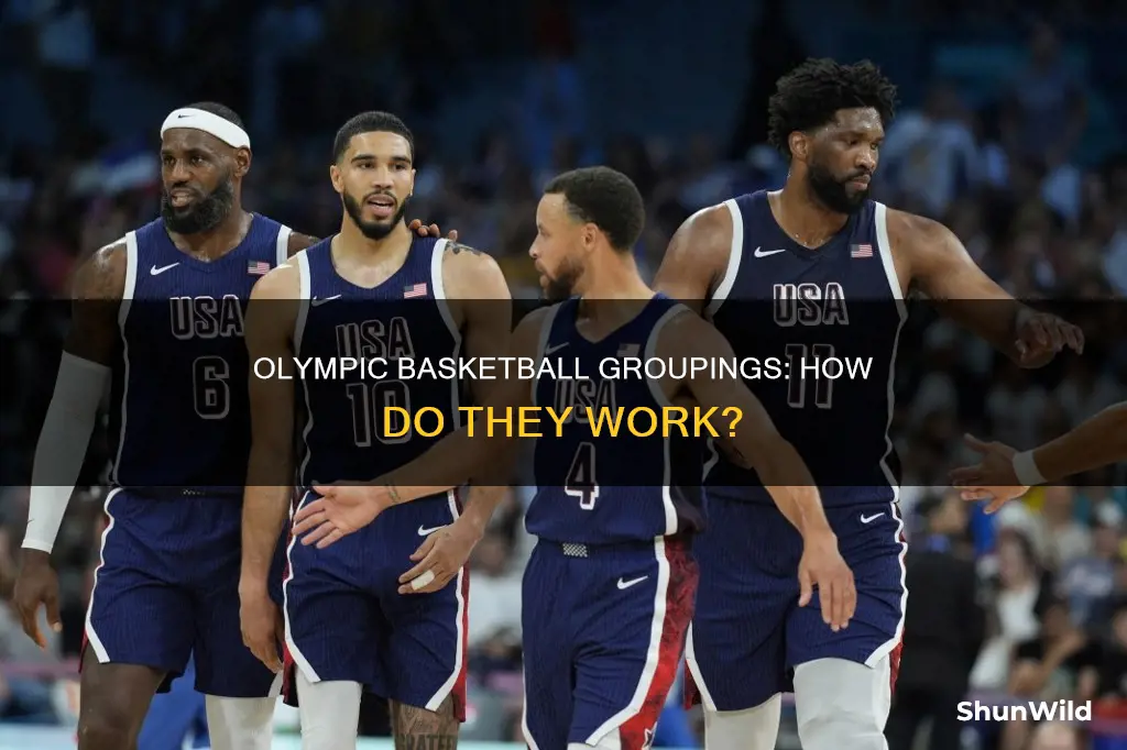 how do olympic basketball groups work