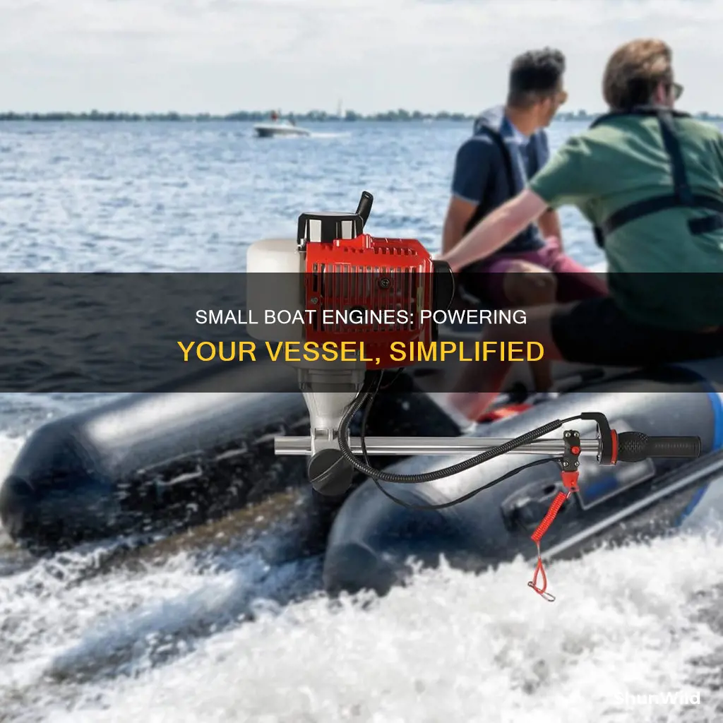 how do small engines boat work