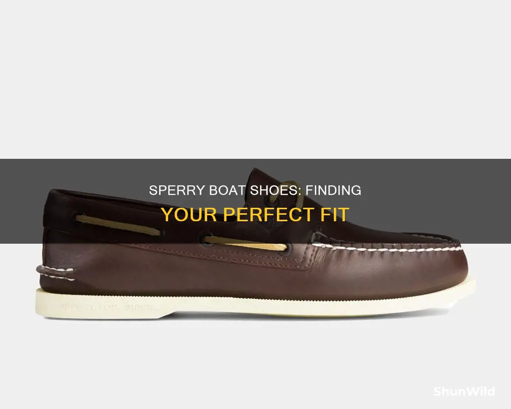 how do sperry boat shoes fit