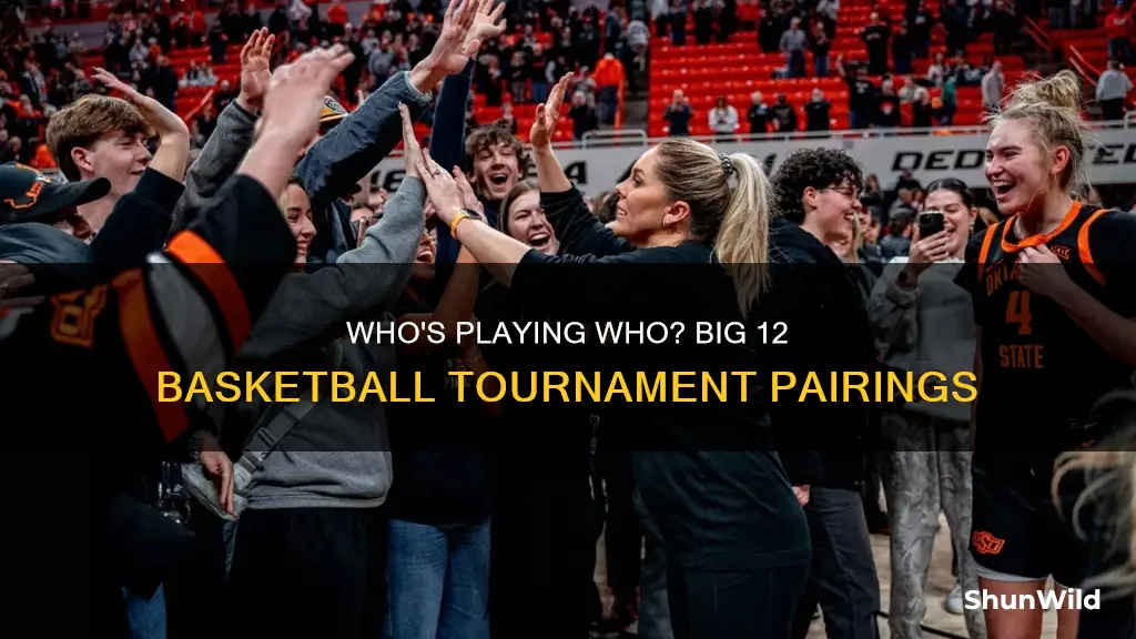 how do the big 12 basketball tournment pair up