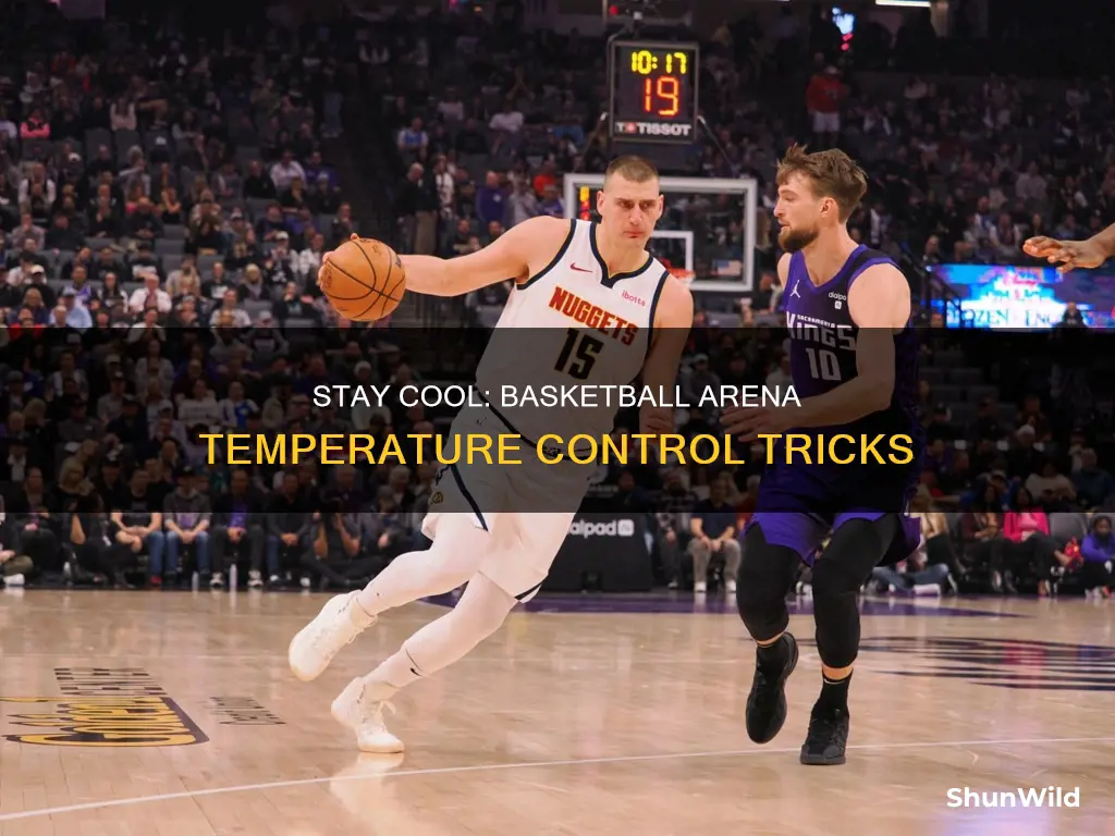 how do they keep the basketball arena cool joke