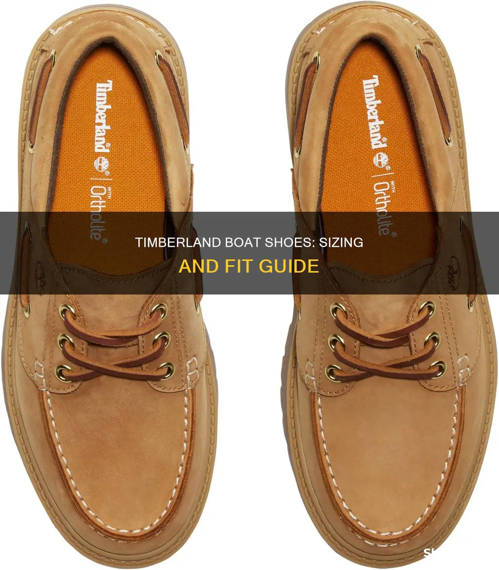 how do timberland boat shoes fit