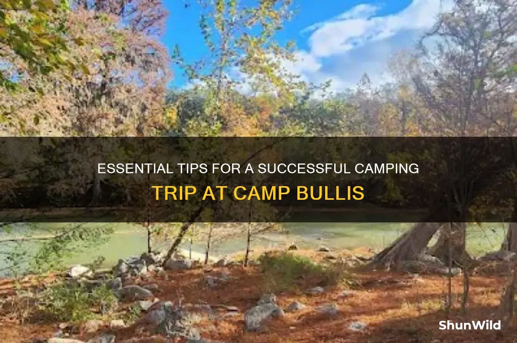 how do to camp bullis