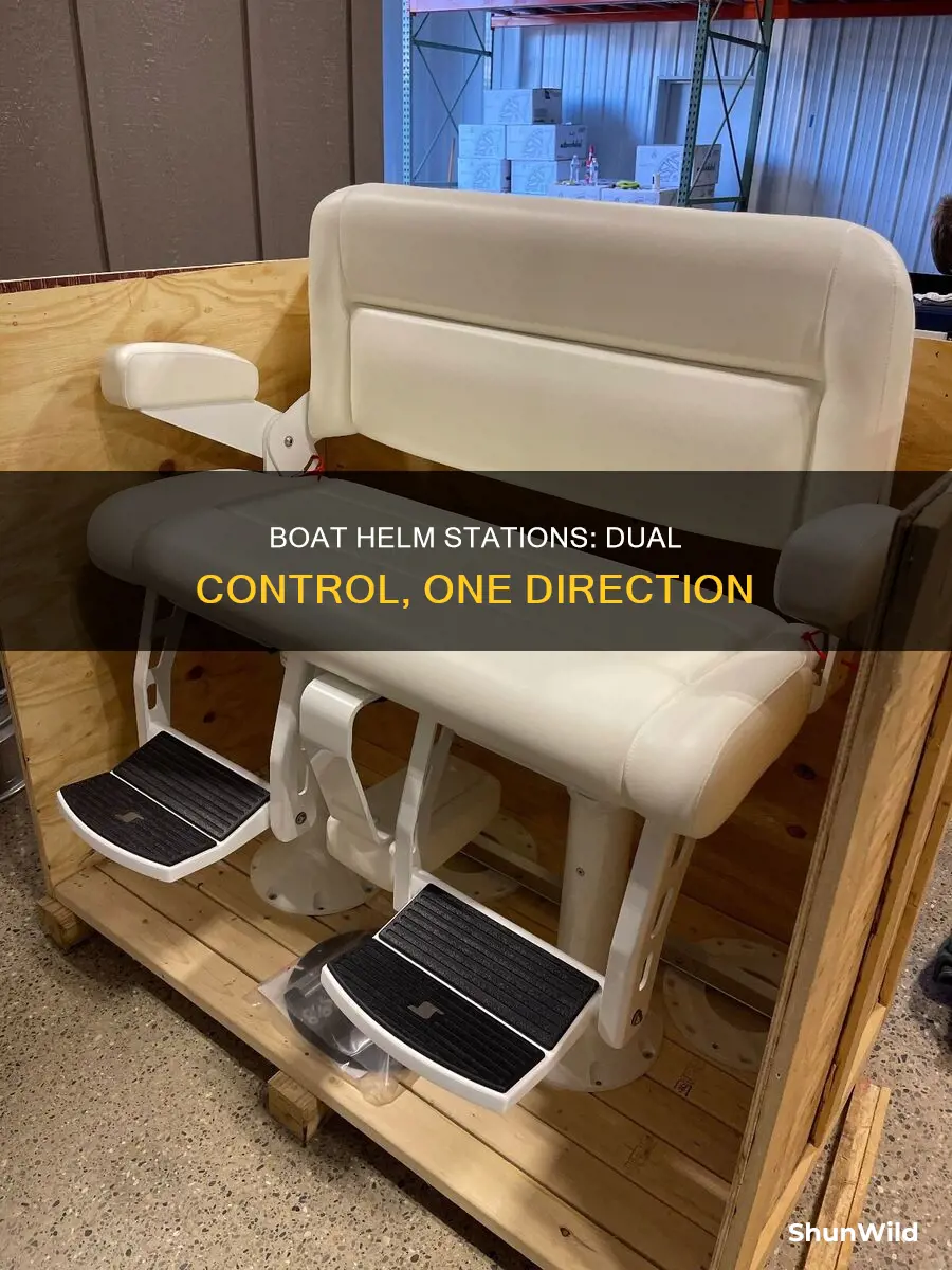 how do two boat helm stations work
