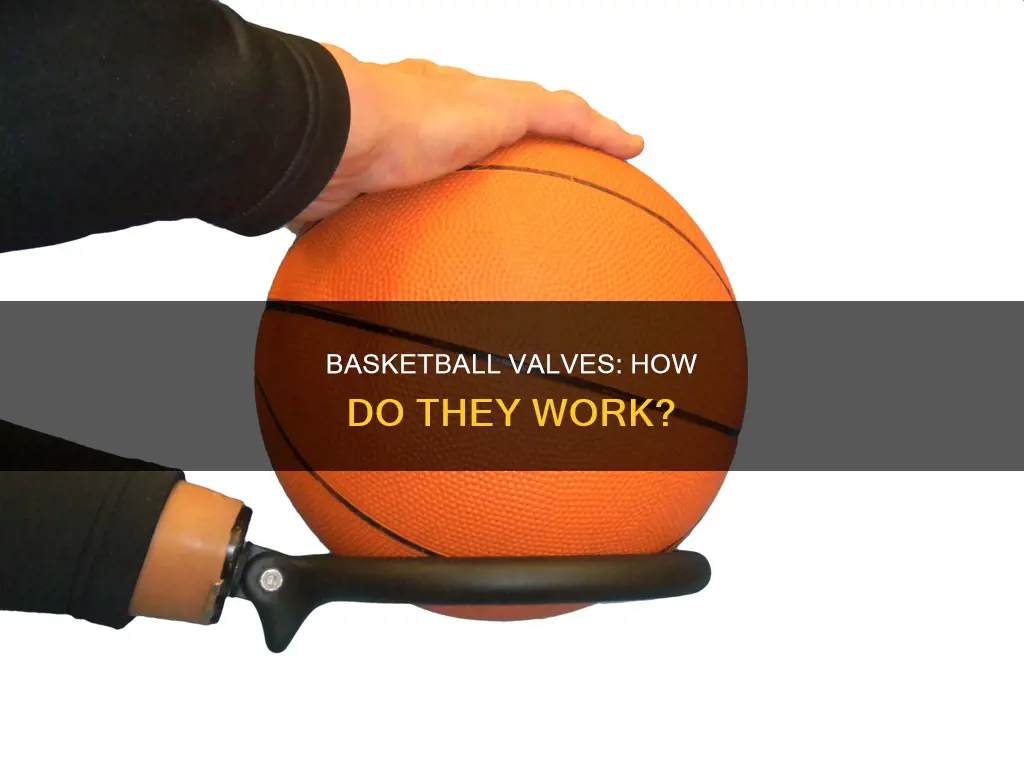 how do valves used in basketballs work