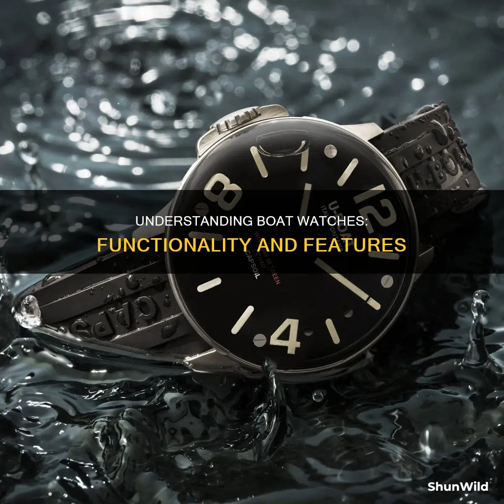 how do watches work on a boat
