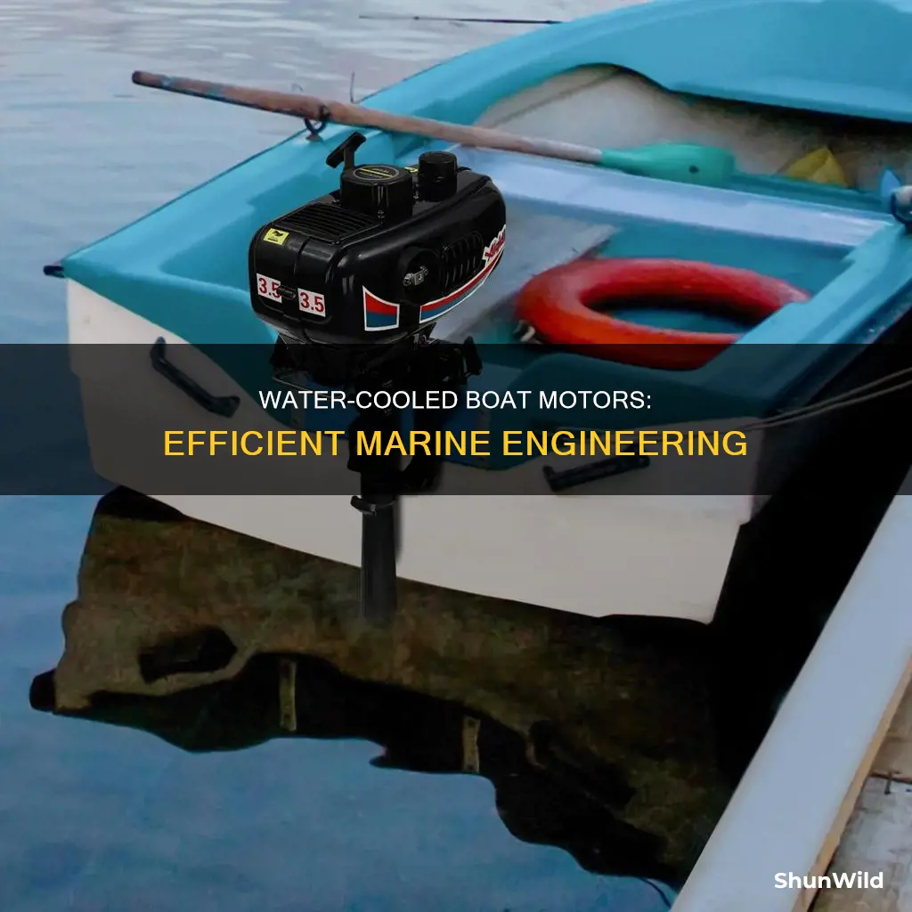how do water cooled boat mtors work