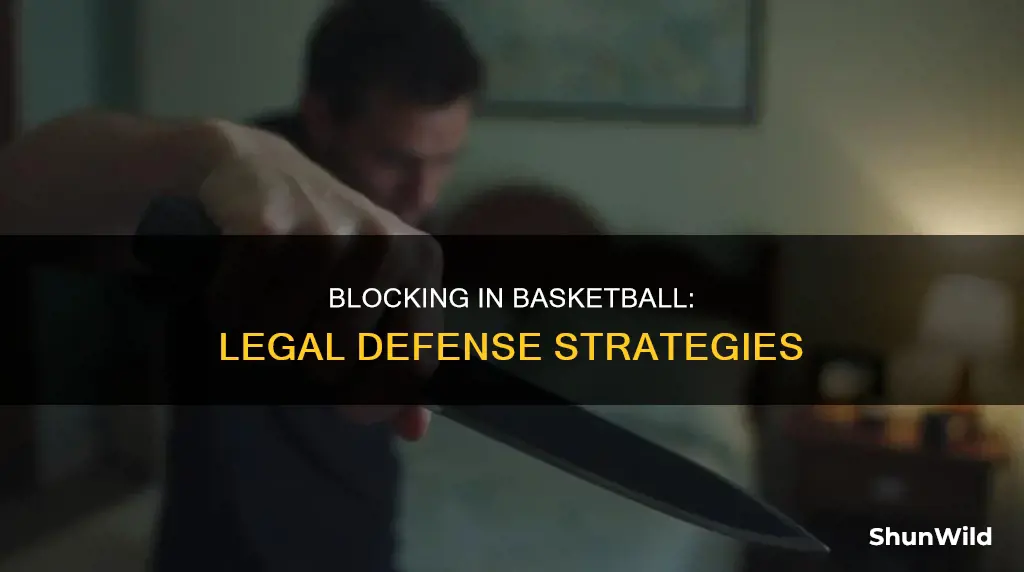 how do you block someone in basketball without touching them