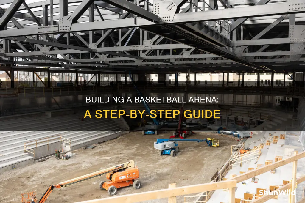 how do you build a basketball areana