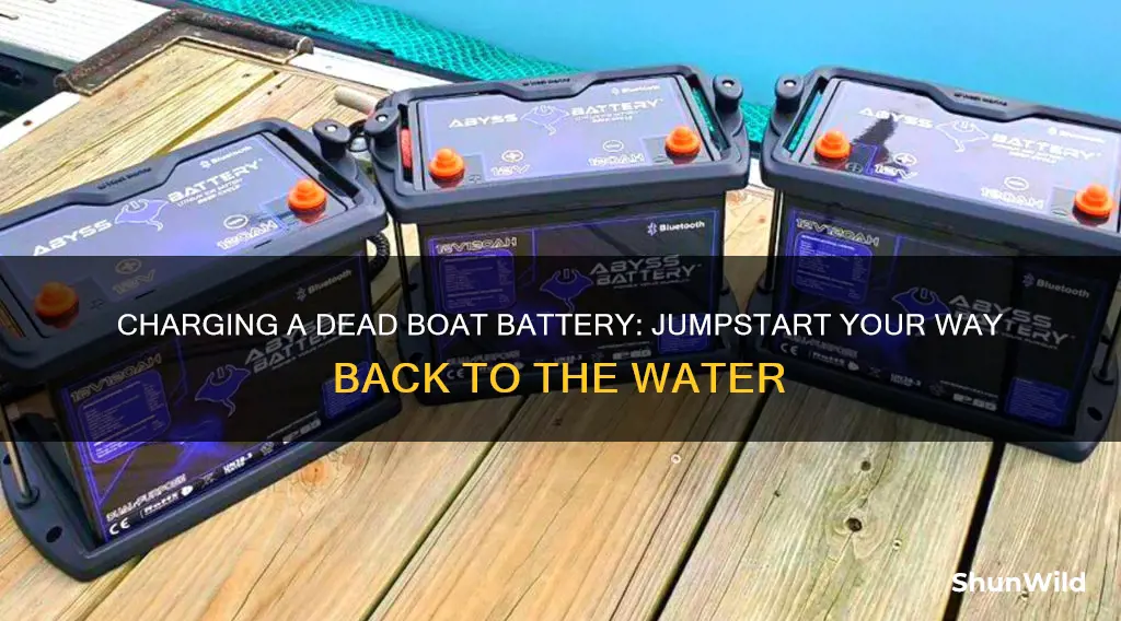 how do you charge a dead boat battery